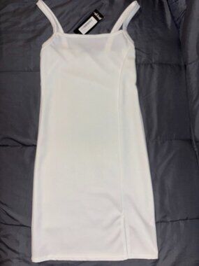 NWT White Nasty Gal "Slits That Easy" Mini Dress Size 4
